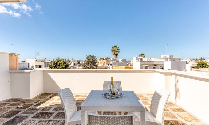 Melissano Apartment | Apartment 'Mirea' with Private Terrace, Wi-Fi and Air Conditioning
