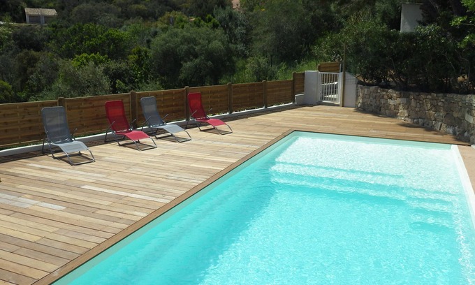Favone Apartment | Apartment no. 2 for 4 people, barbecue terrace, shared swimming pool
