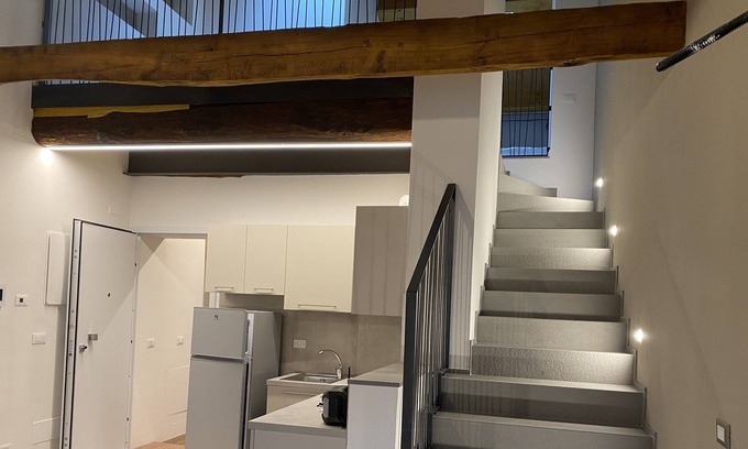 Castel Bolognese Apartment | Apartment on two levels in front of the Public Gardens N 3