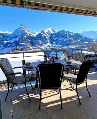 Amden Apartment | Apartment Panoramablick