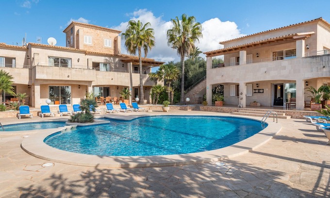 Cala Santany Apartment | Apartment 'Pedrassa Gran Superior' with Sea View, Shared Pool and Wi-Fi