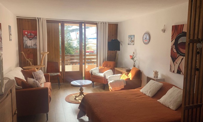 Gouaux-de-Larboust Apartment | Apartment rental Peyragudes les Agudes at the foot of the slopes