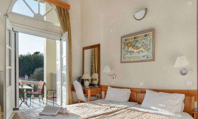Panormos Apartment | Apartment 'Two-Bedroom No 4' with Sea View, Wi-Fi and Air Conditioning