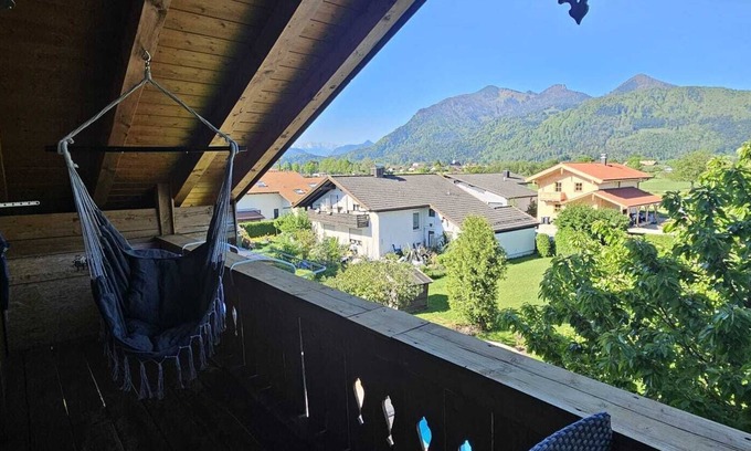 Grafing Apartment | Apartment 'Weitblick Grassau' with Mountain View, Balcony and Wi-Fi