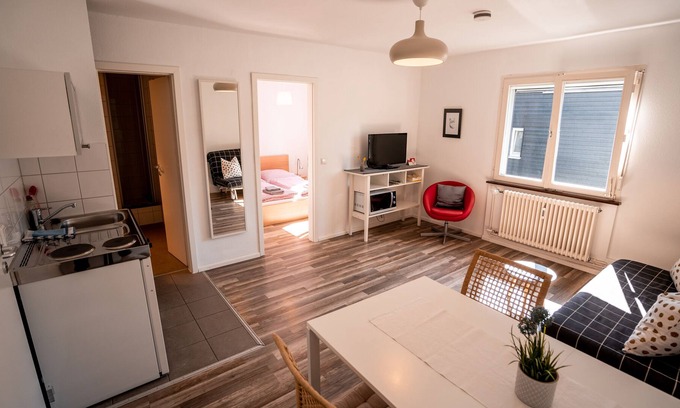 Kirchzarten Apartment | Apartment with 1 bedroom and 1 living and dining room