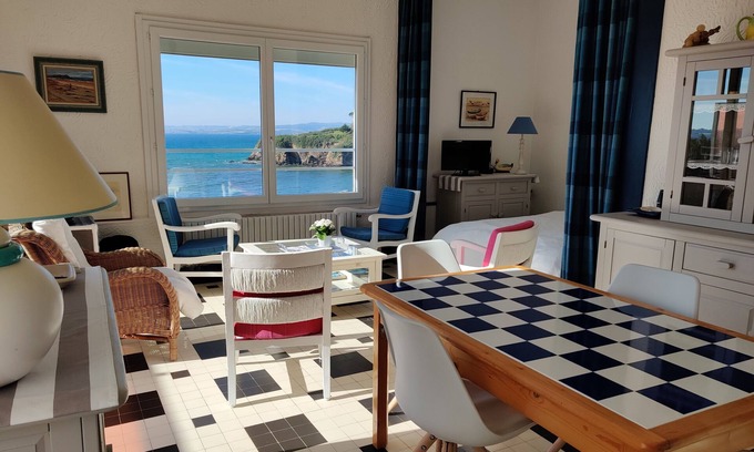 Douarnenez Apartment | Apartment with garden and amazing view of the bay - Direct access to the beach