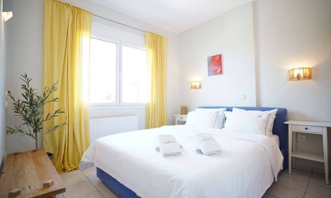 Neos Marmaras Apartment | Apartment with panoramic sea view