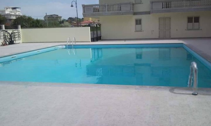 Stignano Mare Apartment | Apartment with Pool & SeaView-PetsOK-Ac-Balcony