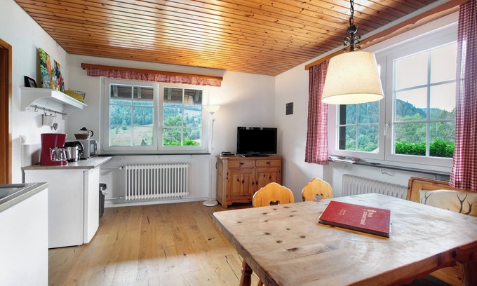 St. Blasien Apartment | Apartment 'Wohnung 1 - Familienappartement' with Balcony and Wi-Fi