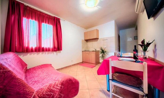 Pasadur Apartment | Apartments Bruna Lastovo-Standard One Bedroom Apartment with Balcony and Sea View-Crveni