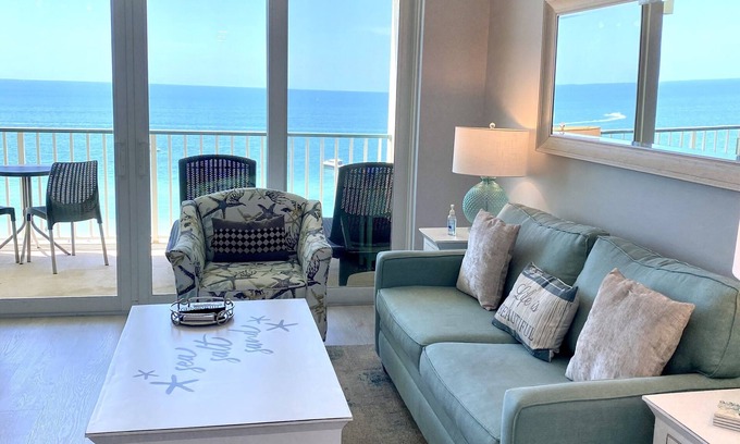 Marco Island Condo | Apollo 9th floor private beachfront balcony *Majestic Views*