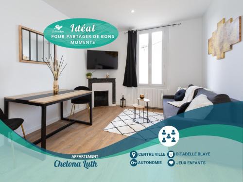 Blaye Apartment | Appart' Chelona Luth - centre-ville - Chelona'Loc