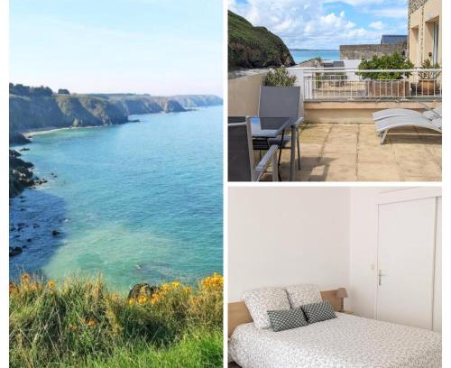 Planguenoual Apartment | Appart' vue mer- face à la plage et au sentier des douaniers