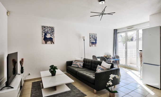 Saulaie - Claveliere Apartment | Appartement T2 à Gare Doullins