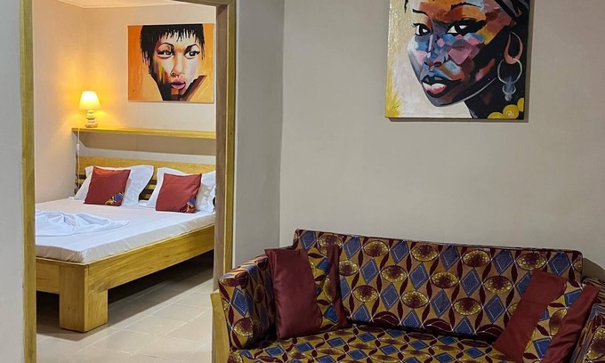 Kribi Apartment | Appartement à Kribi , vue Mer, 2 Chambres, Wi-fi, Plage, Proche des Chutes Lobé