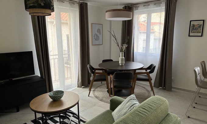 Port-Vendres Apartment | Appartement 3 P Climatisation - Garage - Centre Ville -proche Port ET Criques