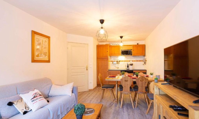 Vielle-Aure Apartment | Appartement cosy 6 pers à Vielle-Aure avec piscine couverte, proche pistes et thermes - FR-1-296-447