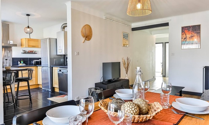 Les Sables d'Olonne Apartment | Appartement cocooning proche centre ville et gare