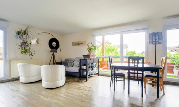 Poisy Apartment | Appartement Lumineux et Calme, 3 Chambres, à Proximité D'annecy et des Plages