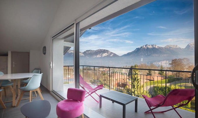 Sevrier Apartment | Appartement Mont Blanc - Vue Lac