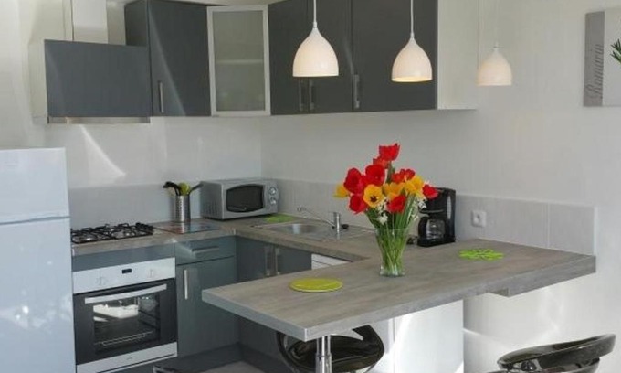 La Roche-Posay Apartment | Appartement T3 en Centre-Ville de La Roche-Posay avec Terrasse, Piscine et Parking - FR-1-541-75
