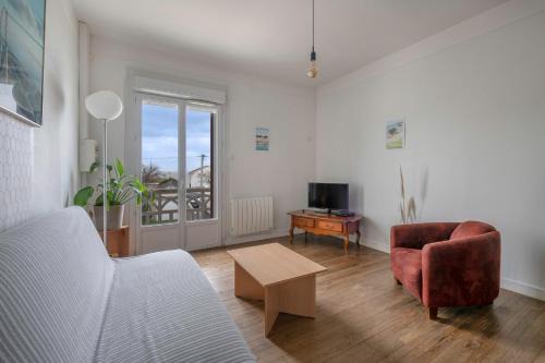 Le Cormier Apartment | Appartement Vue mer pour 4 à 50m Plage