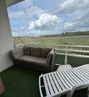 Martillac Apartment | Appartement vue pano sur vignes