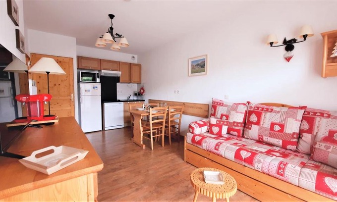 Orcieres-Merlette Apartment | Appt T2 Cabine 4-6 personnes au pied des pistes