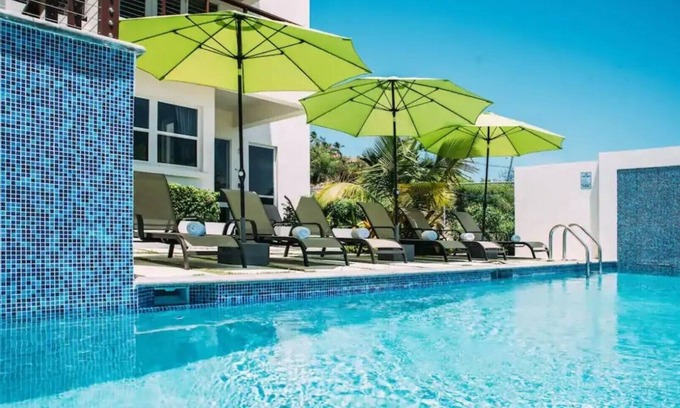 Basseterre Apartment | Apt #8 Luxurious 1BR corner unit Frigate Bay, Ten-minute Walk to the Beach.