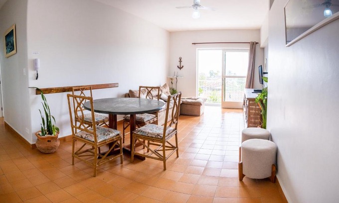 Centro Apartment | Apto Caiçara vista mar e perto de tudo