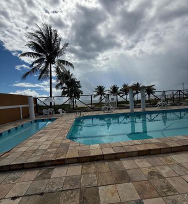 Guaibim Apartment | Apto com piscinas e pé na areia