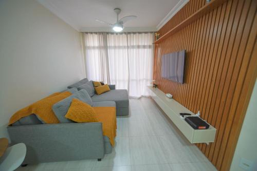 Jardim Tejereba Apartment | Apto completo com wi-fi, ar-cond a 200m da praia