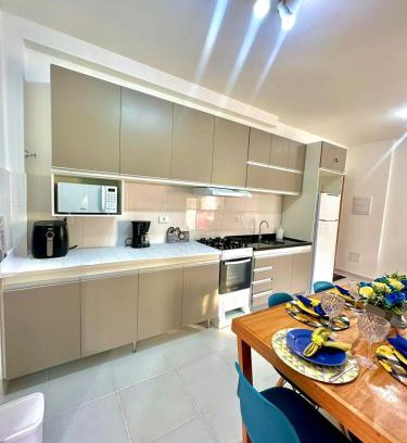 Pereque-Mirim Apartment | Apto TOP em Ubatuba! Novo, todo equipado e 330m da praia