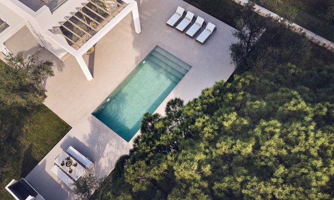 Vasilikos Villa | Aquatic Villa, a Sensory Retreat
