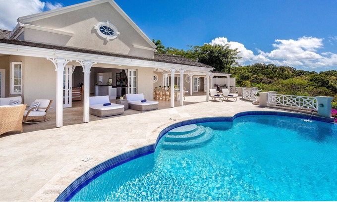 Weston Villa | Aquilae in St James by Personal Villas - Ridgefront Position and Terrace with In