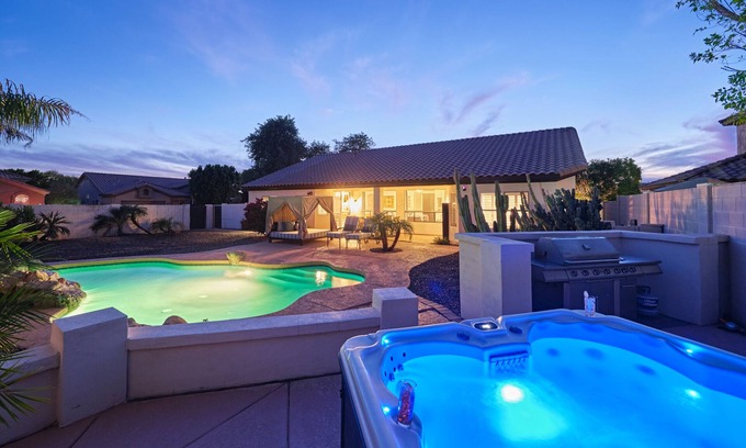 Arabian Crest House | Arabian Nights - Private Pool - Hot Tub - Games!