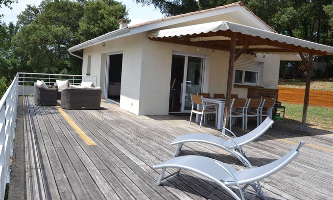 Labenne House | Architect's villa, 140 M2, quiet area, near beach and bike path