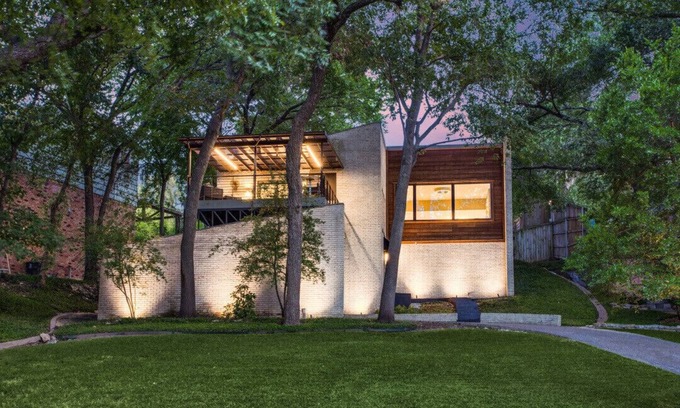 Oak Cliff House | Architectural gem with treetop view & SwimSpa 6min to Bishop Arts, 15 to Downtow
