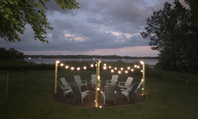 Isanti House | Architectural lake home with a monthly discount