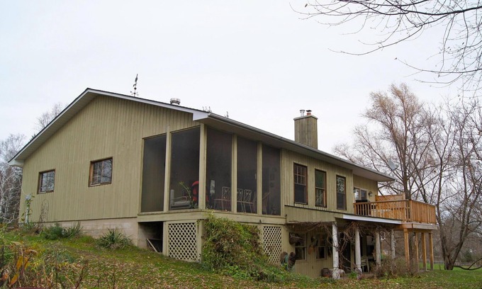 New Lowell House | Architectural open concept Country Home On sandy Lake