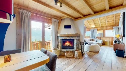 Heremence Ski Chalet | Arnold COCOONING & VIEW chalet 12 personnes Les Masses