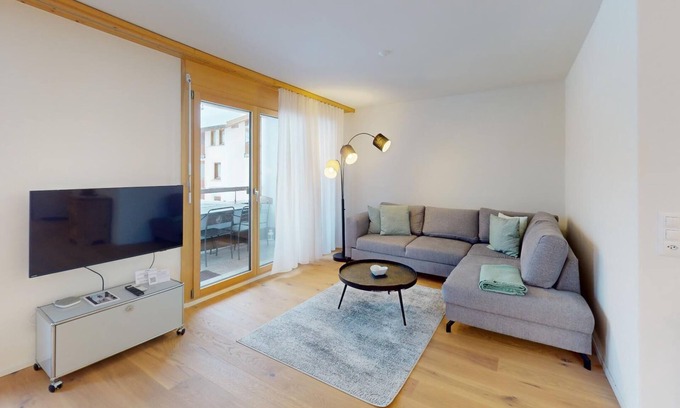 Celerina-Schlarigna Apartment | At the outskirt of Celerina the traditional Chesa Dalia is situated near the fam