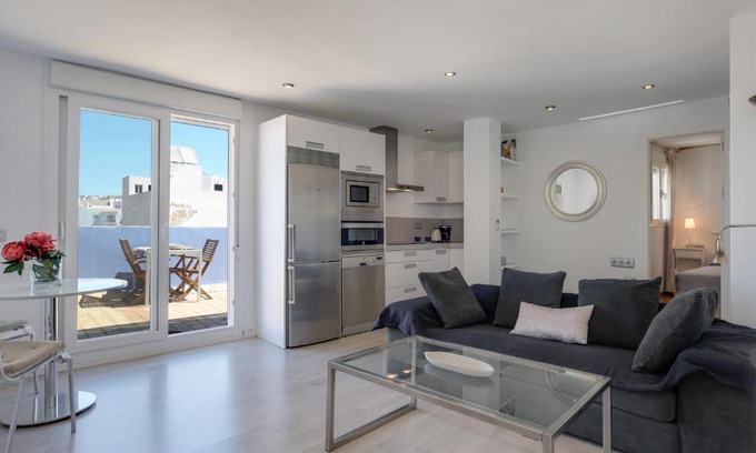 Conil de la Frontera City Center Apartment | Atico la Terraza - Sólo Familias