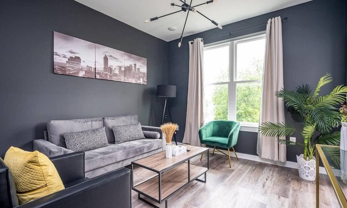 Old Fourth Ward Condo | ATL Downtown! New-Built! Roof-top balcony! City View!
