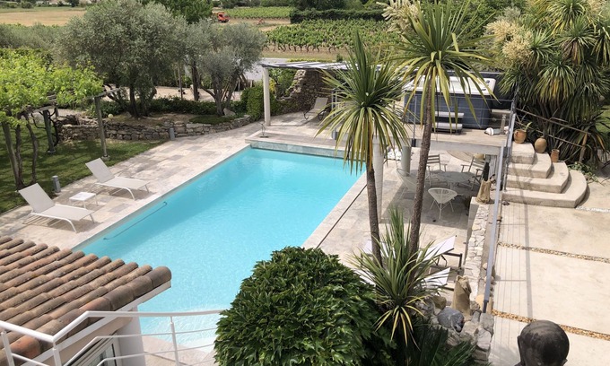 Pignan House | Attached villa on a calm property; village close to Montpellier