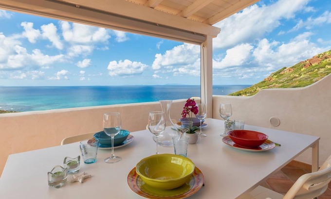 Lu Bagnu House | Attic Sea Whatch in Castelsardo fully conditioned for 6 people
