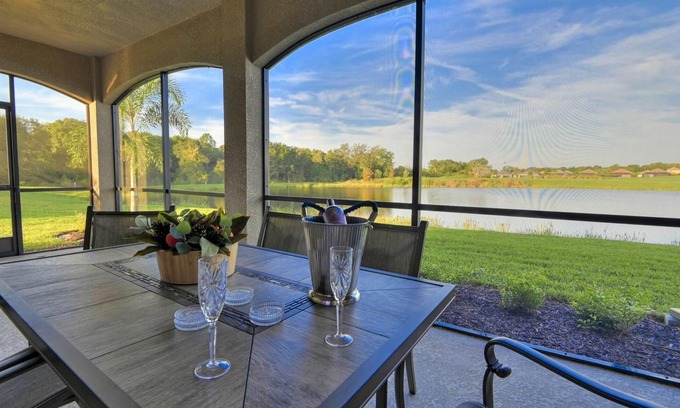 Lakewood Ranch Condo | Attractive Coach Home 3/bed, 2/bath, First Floor with Lake View