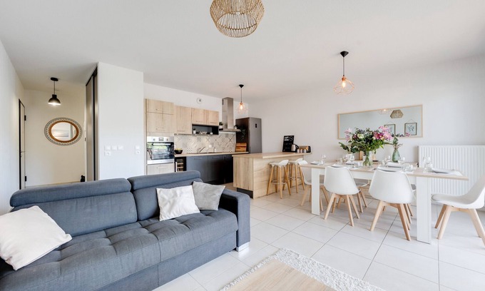Cran-Gevrier Apartment | Au fil du Thiou - 2 bedrooms - Parking
