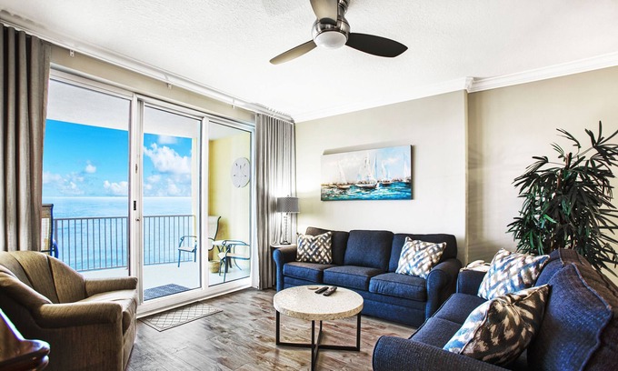 West Panama City Beach Condo | AUGUST WEEKS AVAILABLE - FREE Beach Chairs & Reserved Parking!