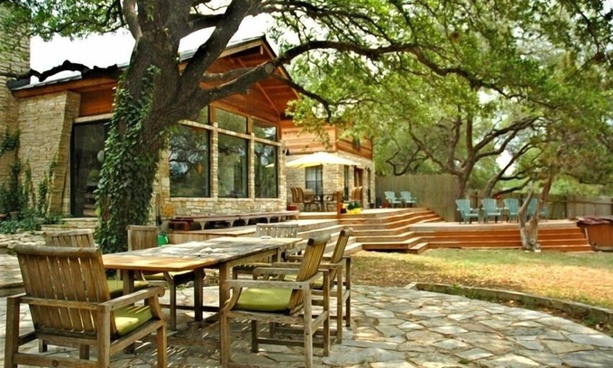 Leander House | Austin Lake Travis Pool Waterfront - Hill Country Retreat 2 Acres Sleeps 20